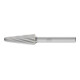 PFERD Hartmetall Frässtift Rundbogen KEL Ø 12x30mm Schaft-Ø 6 mm Z1 universal grob-1