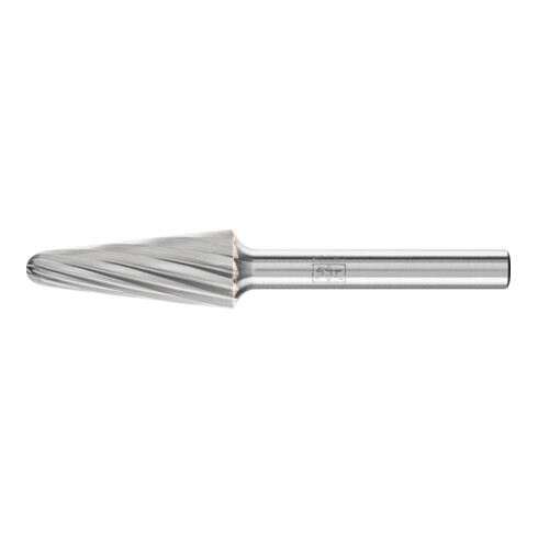 PFERD Hartmetall Frässtift Rundbogen KEL Ø 12x30mm Schaft-Ø 6 mm Z1 universal grob