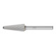 PFERD Hartmetall Frässtift Rundbogen KEL Ø 12x30mm Schaft-Ø 6 mm Z3P universal mittel kreuzverzahnt-1