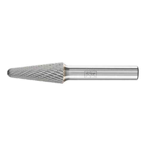 PFERD Hartmetall Frässtift Rundbogen KEL Ø 12x30mm Schaft-Ø 8 mm Z3P universal mittel kreuzverzahnt