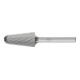 PFERD Hartmetall Frässtift Rundbogen KEL Ø 16x30mm Schaft-Ø 6 mm Z3P universal mittel kreuzverzahnt-1