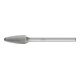 PFERD Hartmetall Frässtift Rundbogen RBF Ø 06x13 mm Schaft-Ø 3 mm Z5 universal fein-1