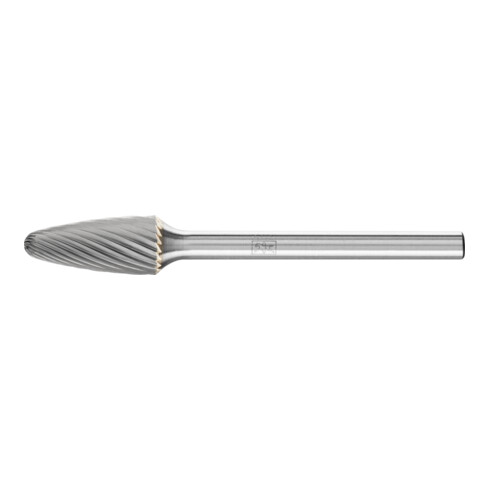 PFERD Hartmetall Frässtift Rundbogen RBF Ø 06x13 mm Schaft-Ø 3 mm Z5 universal fein