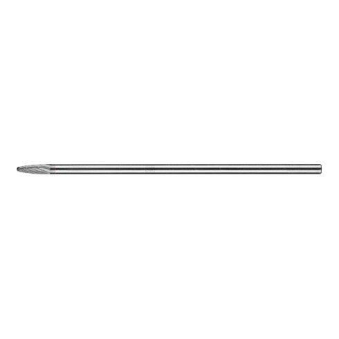 PFERD Hartmetall Frässtift Rundbogen RBF Ø 06x18mm Schaft-Ø 6x150mm Z3P universal mittel kreuzverzahnt