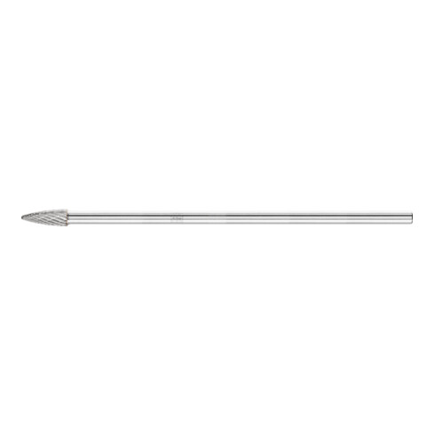PFERD Hartmetall Frässtift Rundbogen RBF Ø 08x20mm Schaft-Ø 6x150mm Z3P universal mittel kreuzverzahnt