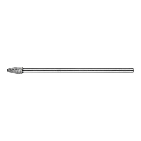 PFERD Hartmetall Frässtift Rundbogen RBF Ø 10x20mm Schaft-Ø 6x150mm Z3P universal mittel kreuzverzahnt