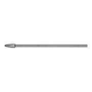 PFERD Hartmetall Frässtift Rundbogen RBF Ø 10x20mm Schaft-Ø 6x150mm Z3P universal mittel kreuzverzahnt