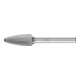 PFERD Hartmetall Frässtift Rundbogen RBF Ø 12x25 mm Schaft-Ø 6 mm Z5 universal fein-1