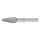 PFERD Hartmetall Frässtift Rundbogen RBF Ø 12x25 mm Schaft-Ø 8 mm Z3P universal mittel kreuzverzahnt-1