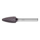 PFERD Hartmetall Frässtift Rundbogen RBF Ø 12x25mm Schaft-Ø 6mm Z3P HICOAT universal-1