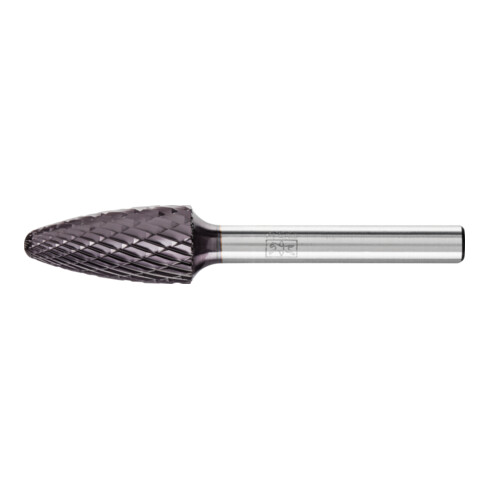 PFERD Hartmetall Frässtift Rundbogen RBF Ø 12x25mm Schaft-Ø 6mm Z3P HICOAT universal