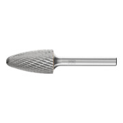 PFERD Hartmetall Frässtift Rundbogen RBF Ø 16x30mm Schaft-Ø 6 mm Z3P universal mittel kreuzverzahnt