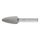 PFERD Hartmetall Frässtift Rundbogen RBF Ø 16x30mm Schaft-Ø 8 mm Z3P universal mittel kreuzverzahnt-1