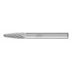 PFERD Hartmetall Frässtift Rundbogen RBF Ø 06x18 mm Schaft-Ø 6 mm Z3 universal mittel-1