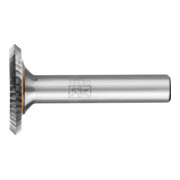 PFERD Hartmetall Frässtift Scheibenform N Ø 25x03 mm Schaft-Ø 8 mm Z3 universal mittel
