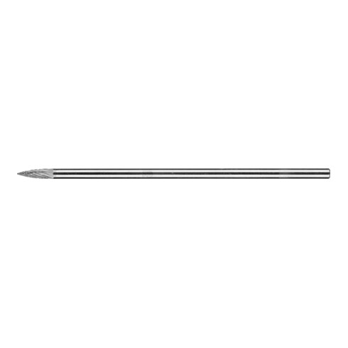 PFERD Hartmetall Frässtift Spitzbogen SPG Ø 06x18 mm Schaft-Ø 6x150mm Z3P universal mittel kreuzv.