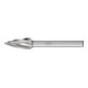 PFERD Hartmetall Frässtift Spitzbogen SPG Ø 10x20mm Schaft-Ø 6 mm Z1 universal grob-1