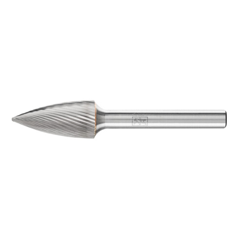 PFERD Hartmetall Frässtift Spitzbogen SPG Ø 12x25 mm Schaft-Ø 6 mm Z5 universal fein
