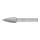 PFERD Hartmetall Frässtift Spitzbogen SPG Ø 12x25 mm Schaft-Ø 8 mm Z3P universal mittel kreuzverzahnt-1