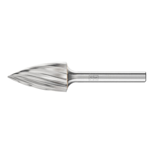 PFERD Hartmetall Frässtift Spitzbogen SPG Ø 16x30mm Schaft-Ø 6 mm Z1 universal grob