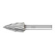PFERD Hartmetall Frässtift Spitzbogen SPG Ø 16x30mm Schaft-Ø 8 mm Z1 universal grob-1