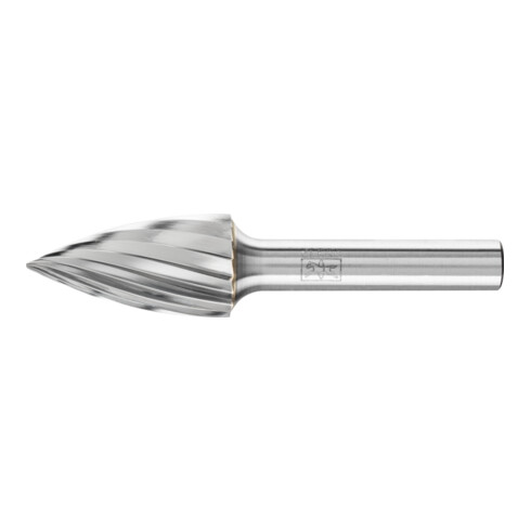 PFERD Hartmetall Frässtift Spitzbogen SPG Ø 16x30mm Schaft-Ø 8 mm Z1 universal grob