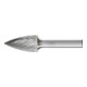 PFERD Hartmetall Frässtift Spitzbogen SPG Ø 16x30mm Schaft-Ø 8 mm Z3P universal mittel kreuzverzahnt-1