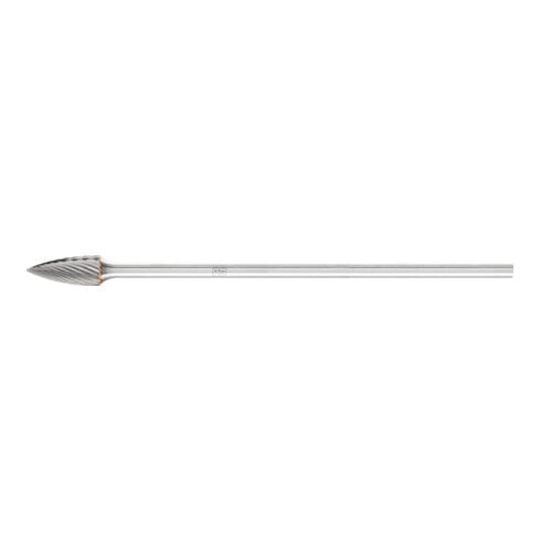 PFERD Hartmetall Frässtift Spitzbogen SPG Ø 06x13 mm Schaft-Ø 3x75 mm Z5 universal fein