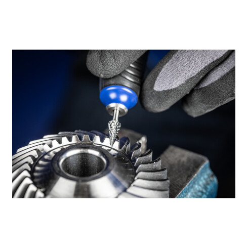 PFERD Hartmetall Frässtift Spitzkegel SKM Ø 06x13 mm Schaft-Ø 3 mm Z3P universal mittel kreuzverzahnt