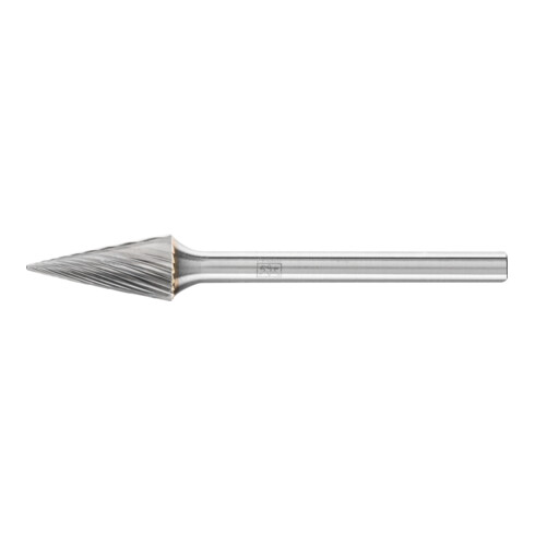 PFERD Hartmetall Frässtift Spitzkegel SKM Ø 06x13 mm Schaft-Ø 3 mm Z5 universal fein
