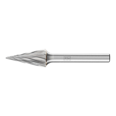 PFERD Hartmetall Frässtift Spitzkegel SKM Ø 12x25 mm Schaft-Ø 6 mm Z1 universal grob