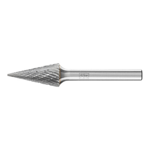 PFERD Hartmetall Frässtift Spitzkegel SKM Ø 12x25 mm Schaft-Ø 6 mm Z3P universal mittel kreuzverzahnt
