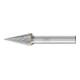 PFERD Hartmetall Frässtift Spitzkegel SKM Ø 12x25 mm Schaft-Ø 8 mm Z3P universal mittel kreuzverzahnt-1