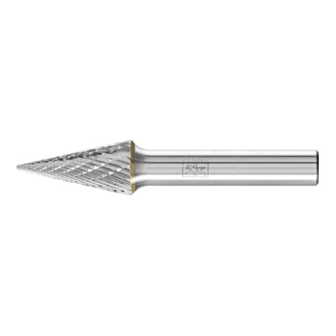 PFERD Hartmetall Frässtift Spitzkegel SKM Ø 12x25 mm Schaft-Ø 8 mm Z3P universal mittel kreuzverzahnt