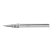 PFERD Hartmetall Frässtift Spitzkegel SKM Ø 06x18 mm Schaft-Ø 6 mm Z3 universal mittel