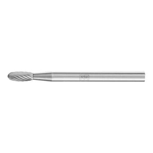 PFERD Hartmetall Frässtift Tropfen TRE Ø 03x07 mm Schaft-Ø 3 mm Z5 universal fein