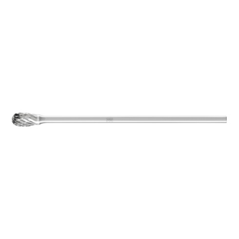PFERD Hartmetall Frässtift Tropfen TRE Ø 06x10mm Schaft-Ø 3x75 mm Z3P universal mittel kreuzverzahnt
