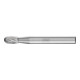 PFERD Hartmetall Frässtift Tropfen TRE Ø 06x10mm Schaft-Ø 6 mm Z3P universal mittel kreuzverzahnt-1