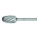 PFERD Hartmetall Frässtift Tropfen TRE Ø 16x25 mm Schaft-Ø 6 mm Z1 universal grob-1