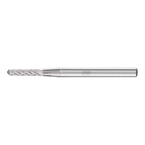 PFERD Hartmetall Frässtift Walzenrund WRC Ø 02x10mm Schaft-Ø 3 mm Z3P universal mittel kreuzverzahnt