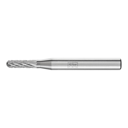 PFERD Hartmetall Frässtift Walzenrund WRC Ø 04x13 mm Schaft-Ø 6 mm Z4 universal mittel fein