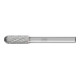PFERD Hartmetall Frässtift Walzenrund WRC Ø 08x20mm Schaft-Ø 6 mm Z3P universal mittel kreuzverzahnt-1