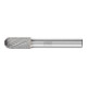 PFERD Hartmetall Frässtift Walzenrund WRC Ø 10x20mm Schaft-Ø 8 mm Z3P universal mittel kreuzverzahnt-1