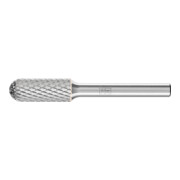 PFERD Hartmetall Frässtift Walzenrund WRC Ø 10x25 mm Schaft-Ø 6 mm Z4 universal mittel fein