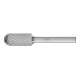 PFERD Hartmetall Frässtift Walzenrund WRC Ø 12x25 mm Schaft-Ø 6 mm Z4 universal mittel fein-1