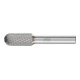 PFERD Hartmetall Frässtift Walzenrund WRC Ø 12x25 mm Schaft-Ø 8 mm Z4 universal mittel fein-1