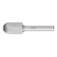 PFERD Hartmetall Frässtift Walzenrund WRC Ø 16x25 mm Schaft-Ø 8 mm Z3P universal mittel kreuzverzahnt-1