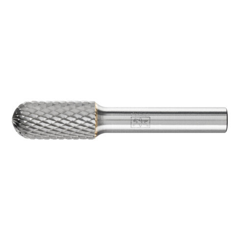 PFERD Hartmetall Frässtift Walzenrund WRC Ø 12x25 mm Schaft-Ø 8 mm Z4 universal mittel fein