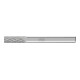 PFERD Hartmetall Frässtift Zylinder ZYA Ø 06x16 mm Schaft-Ø 6 mm Z3P universal mittel kreuzverzahnt-1