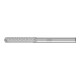 PFERD Hartmetall Frässtift Zylinder ZYA Ø 06x25 mm Schaft-Ø 6 mm FVKS BS für Kunststoffe (GFK/CFK)-1